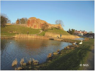Foto: Vordingborg ruinterræn (fortidsminde).